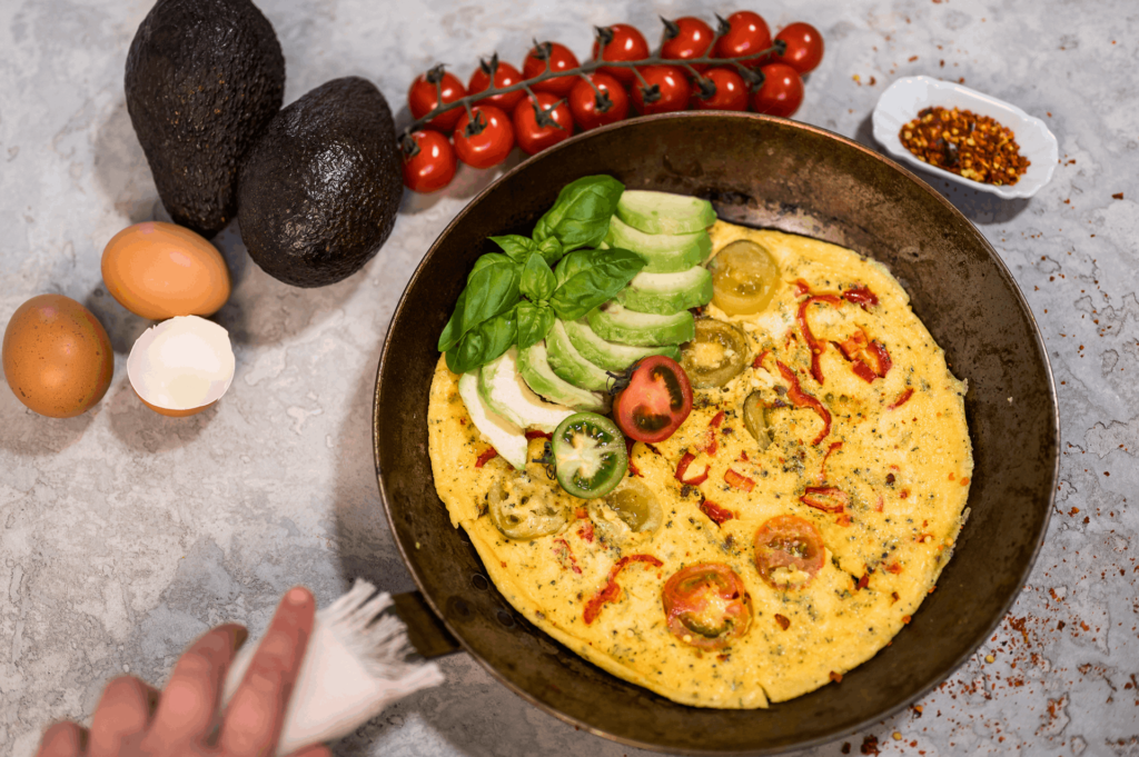 Skyr-Avocado-Omlett